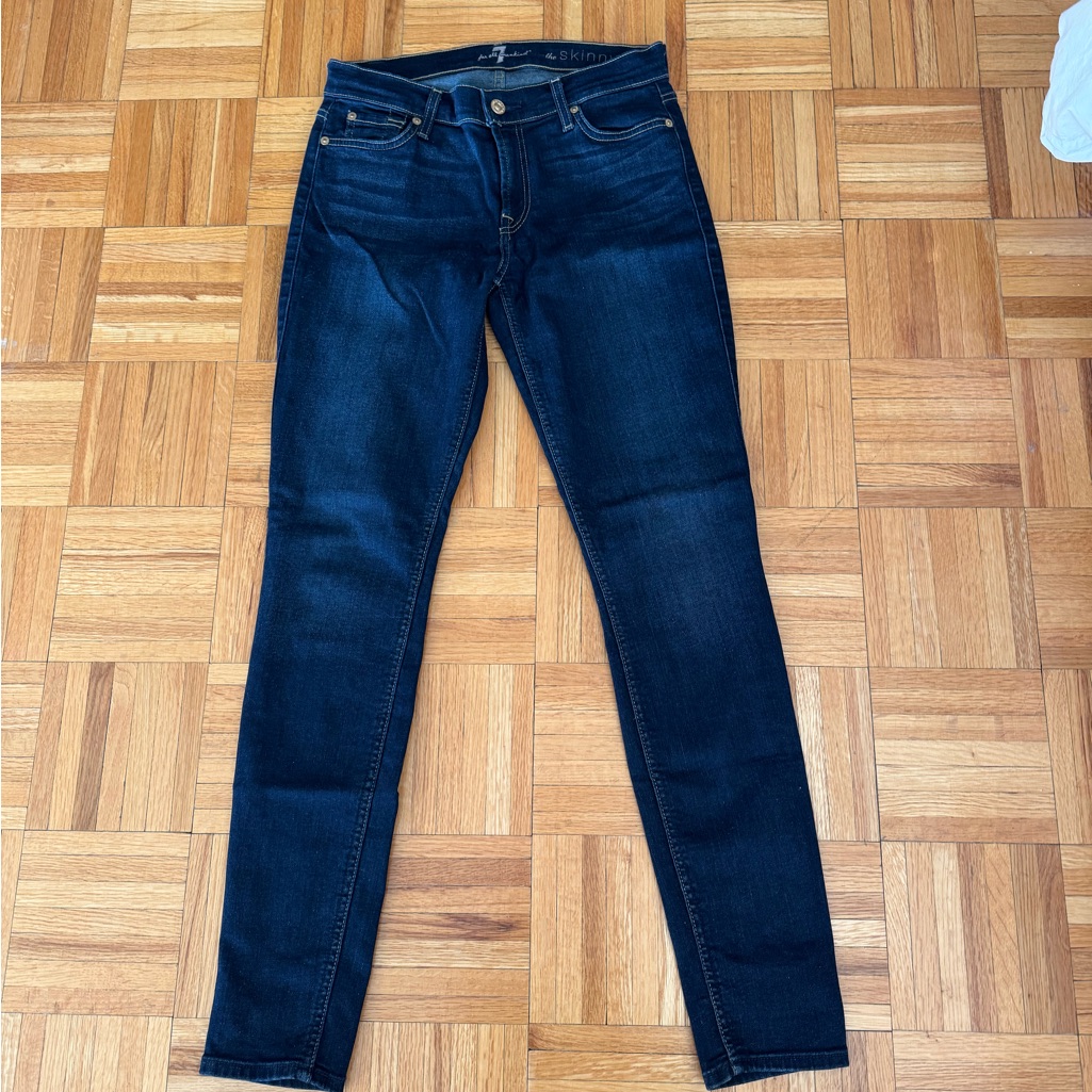 7 For All Mankind Indigo Skinny Jeans